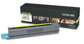 Lexmark X925H2YG Yellow Toner Yield 7,500 Pages for X925