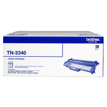 Brother TN-3340 Toner Cartridge Black High Yield - 8,000 Pages