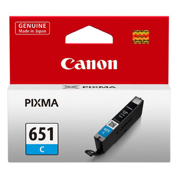 Canon CLI-651C Cyan Ink Tank Genuine for IP7260/MG5460/MG6360/MX726