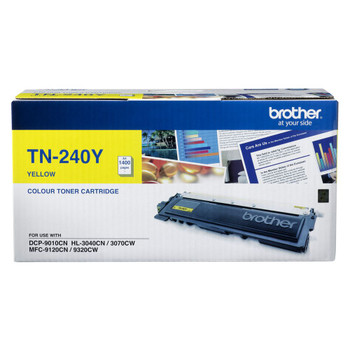 BROTHER TN240 YELLOW TONER 1,400 PAGE YIELD FOR 3070, 9120, 9320 & 9010