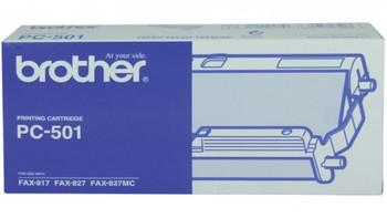 BROTHER PC501 THERMAL RIBBON 144 PAGE YIELD FOR FAX-827 & FAX-837