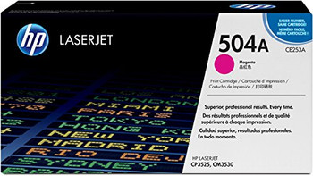 HP 504A Magenta LaserJet Toner Cartridge (CE253A)