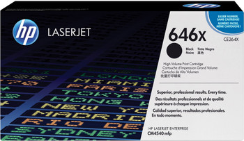 HP 646X High Yield Black LaserJet Toner Cartridge (CE264X)