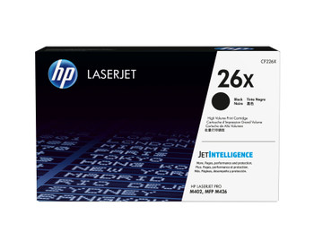 HP 26X (CF226X) LaserJet M402/M426 High Yield Black Toner Cartridge