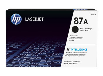 HP 87A (CF287A) Standard Yield Black Toner Cartridge for LaserJet Enterprise M501/M506/M527 Genuine