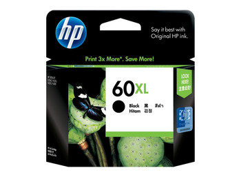 HP 60XL BLACK INK, 600 PAGE YIELD FOR DJ D2500, D2530 & F4200