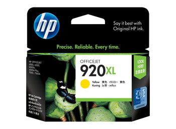 HP 920XL YELLOW INK 700 PAGE YIELD FOR OJ 6000 & 6500