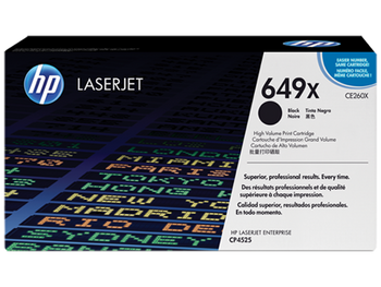 HP 649X High Yield Black LaserJet Toner Cartridge (CE260X)