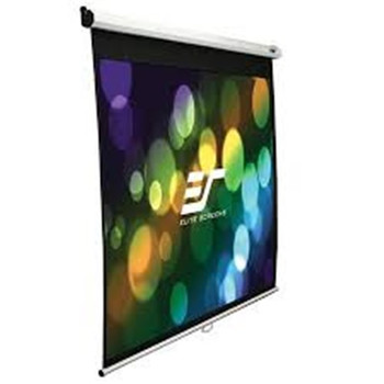 170" 1:1 PULL DOWN SCREEN MANUAL, WALL / CEILING MOUNT WHITE CASING