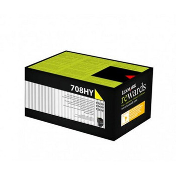 Lexmark 708HY High Yield Yellow Toner Cartridge 3K for CS310, CS410, CS510
