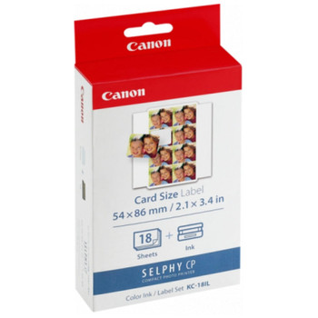 Canon KC18IL Ink & Label Pack