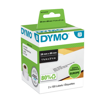 Dymo Address Label 28mm x 89mm