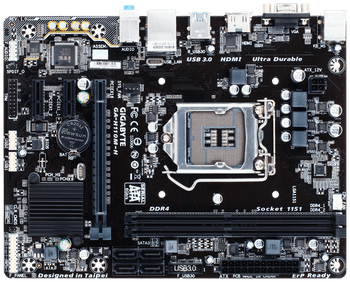 H110, LGA1151,2DDR4 max32G,GbE LAN, PCI-E 3.0 x16, 4xSATA 6Gb/s, Micro ATX, 4USB3.0, HDMI, D-Sub