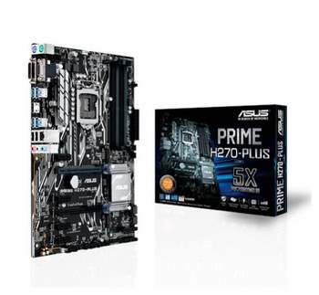 ASUS PRIME-H270-PLUS, LGA-1151, 4 x DIMM Max. 64GB, Realtek RTL8111H GBLan, Realtek ALC887 Audio, M.2 Socket 3, 6 x SATA 6Gb/s