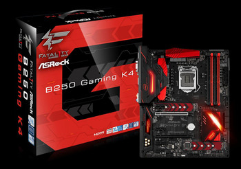 AsRock Fatal1ty B250 Gaming K4, 8 Power Phase, 3 x M.2 (2 for SSD, 1 for WiFi), Intel LAN, Creative SoundBlaster Cinema 3, USB 3.0 Type-C, 6-chipset, 3 Yrs warranty