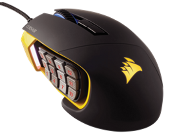 Corsair Gaming SCIMITAR PRO RGB 16,000 DPI Optical Gaming Mouse - Yellow (NEW)