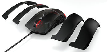 P302 ROG Strix Evolve RGB Gaming Mouse, 7200 dpi, 150 ips, 2M Braided USB Cable, Aura Sync