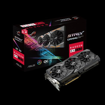 AMD Radeon RX580 8GB ROG Strix Aura Sync Overlock Edition Gaming Graphics Card