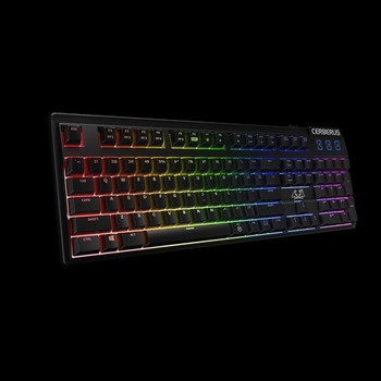 Cerberus Mechanical RGB Keyboard Fully programmable 100% anit-ghost NKRO number pad  Kaihua RGB  70-million key-stroke lifespan mechanical keypad