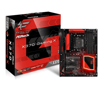 Fatal1ty X370 Gaming X, Super Alloy, AMD, Ryzen CPU, DDR4, 2 PCIe 3.0 x16, 4 PCIe 2.0 x1, 1 M.2, HDMI, SATA3, Ultra M.2, 12 USB 3.0, 3yrs warranty