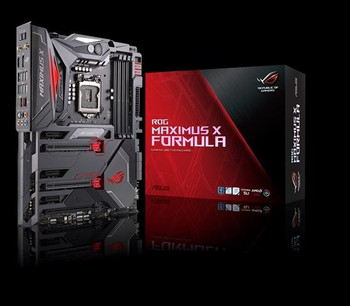 ASus ROG MAXIMUS FORMULA Intel Z370 ATX gaming motherboard with water-cooling features, Aura Sync RGB, DDR4 4133MHz, 802.11ac Wi-Fi, dual M.2