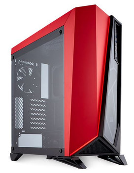CORSAIR Carbide Series SPEC-OMEGA Mid-Tower Tempered Glass Gaming Case, Black and Red