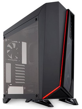 CORSAIR Carbide Series SPEC-OMEGA Mid-Tower Tempered Glass Gaming Case, Black
