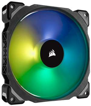 CORSAIR ML140 PRO RGB, 140mm Premium Magnetic Levitation RGB LED PWM Fan, Single Pack