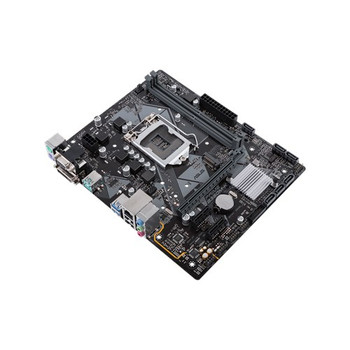 ASUS PRIME-B360M-K, LGA-1151 mATX motherboard with LED lighting, DDR4 2666MHz, M.2 support, SATA 6Gbps and USB 3.1 Gen 2