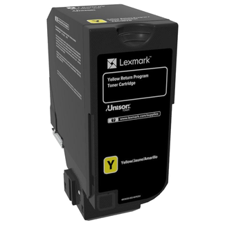 Lexmark 74C60Y0 Yellow Toner Cartridge Genuine for CS720 CS725 CX725