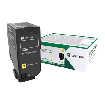 Lexmark 74C60Y0 Yellow Toner Cartridge Genuine for CS720 CS725 CX725