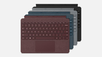 Surface Go Signature Type Cover Commercial English Burgundy