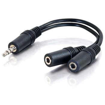 ALOGIC 3.5mm Stereo Audio (M) to 2 X 3.5mm Stereo Audio (F) Splitter Cable  (1) Male to (2) Female