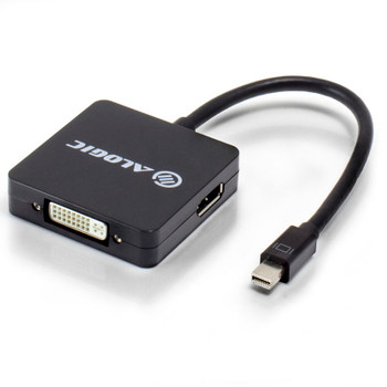 ALOGIC 3in1 Mini DisplayPort to DisplayPort HDMI DVI Adapter  Male to 3Female