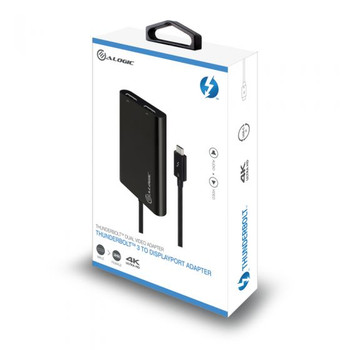 ALOGIC Thunderbolt 3 (USB-C) to Dual DisplayPort Adapter - 4k 60 Hz