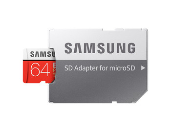 Micro SDXC 64GB EVO Plus /w Adapter UHS-1 SDR104, Class 10, Grade 1 (U3), Up to 100MB/s read, 60MB/s Write, 10 Years Limited Warranty