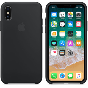 Apple iPhone X Silicone Case - Black