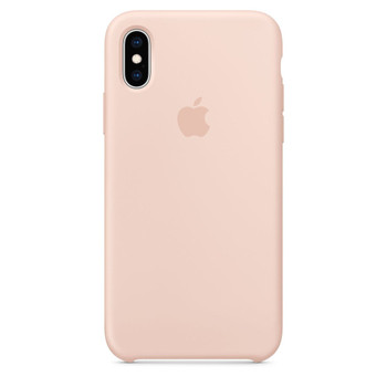 Apple iPhone XS Silicone Case - Pink Sand