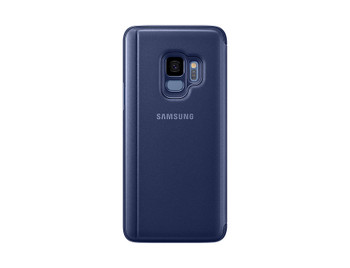 S9 Clear View Standing Cover - Blue
