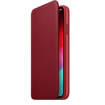 Apple iPhone XS Max Leather Folio - (PRODUCT)Red