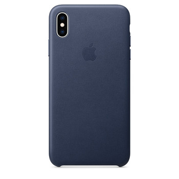 Apple iPhone XS Max Leather Case - Midnight Blue