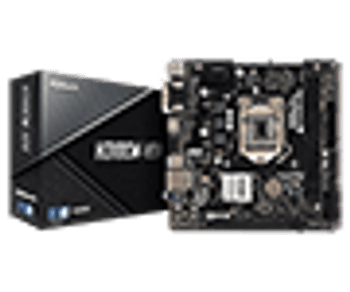 Intel H310 chipset, micro ATX, PCIe x16, HDMI, DVI-D, D-Sub, USB 3.1, Intel I219V, 3 yrs wrty