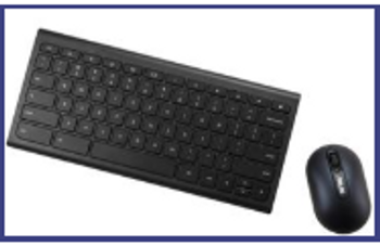 ASUS Wireless keyboard and Mouse Combo bulk pack for Chrome and Windows No battery included