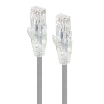 ALOGIC 0.30m Grey Ultra Slim Cat6 Network Cable - Series Alp