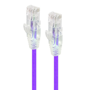 ALOGIC 5m Purple Ultra Slim Cat6 Network Cable - Series Alph