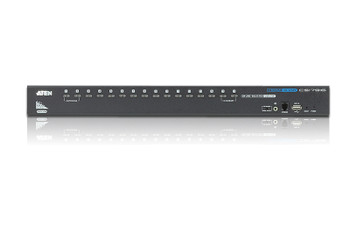 16 PORT Rackmount USB 2.0 HDMI KVMP SWITCH. Support HDCP, Video DynaSync, RACK MOUNTABLE - [ OLD SKU: CS-17916 ]