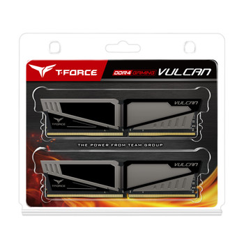 T-Force Vulcan Series Dual Channel DDR4 2400 MHz 2 x 4GB Grey