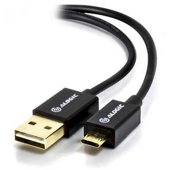 ALOGIC Easy Plug Reversible USB2.0 Type A to Reversible Micro Type B Cable Male to Male 5M