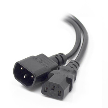 ALOGIC 0.5m IEC C13 to IEC C14 Computer Power Extension Cord  Male to Female