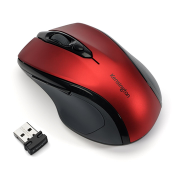 KENSINGTON PRO FIT MIDSIZE WLS MOUSE (RED)